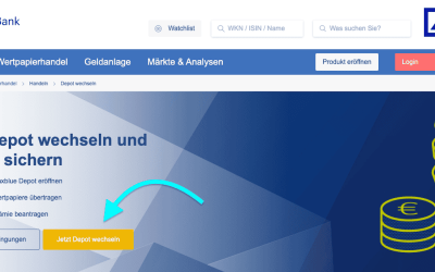 Depotübertrag comdirect zu maxblue