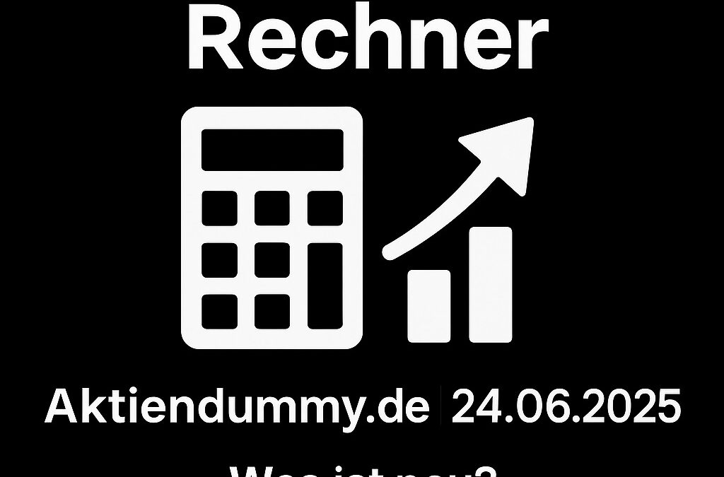 Neu: Entnahmerechner auf Aktiendummy.de – Wie lange reicht dein Kapital?